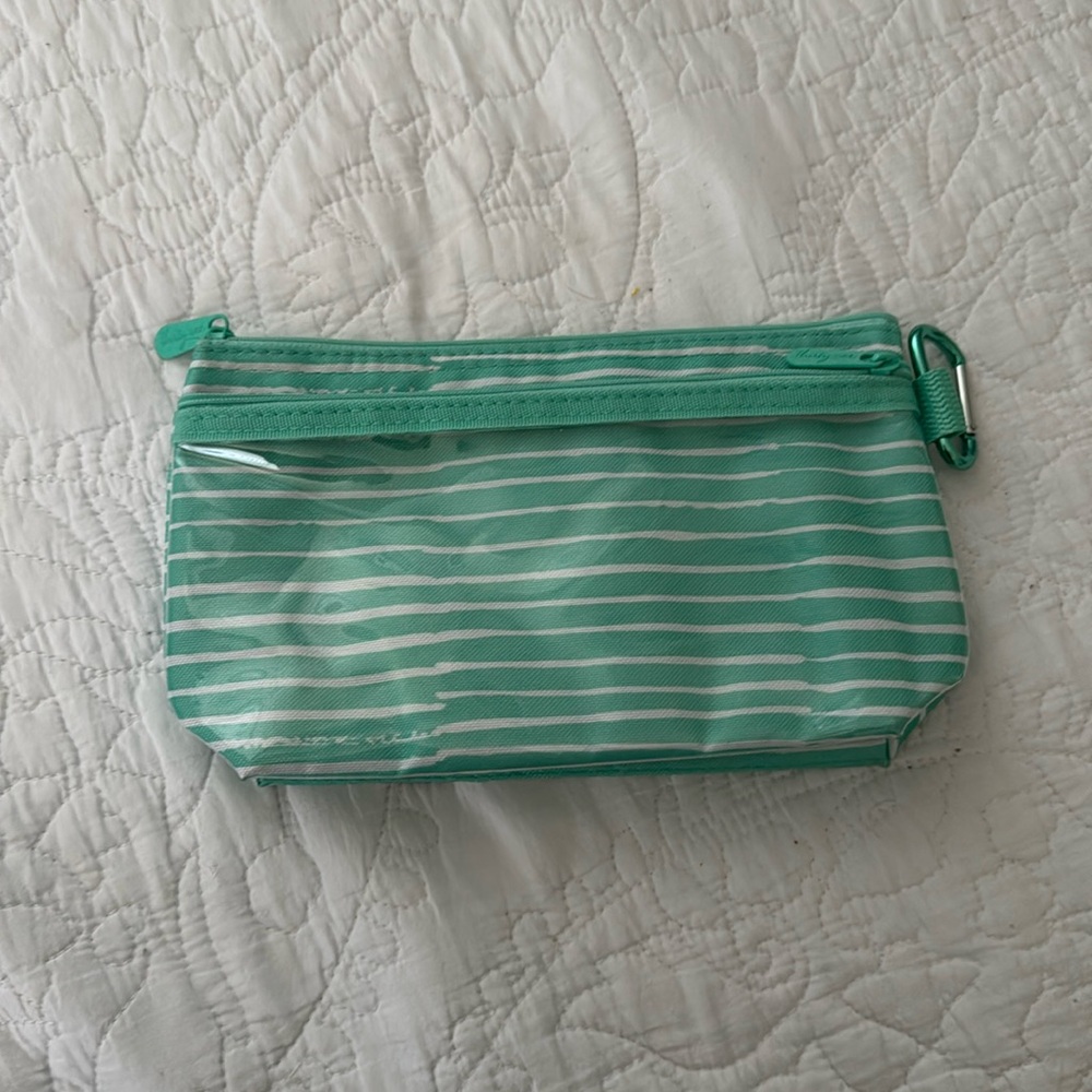 Thirty-One Clear Clip Pouch